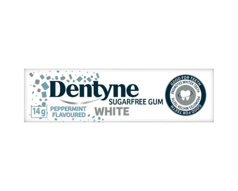 Dentyne Gum White Peppermint (14g x 25s)🍫