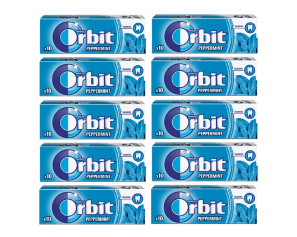 Orbit Peppermint Gum (30 x 14g)🍫