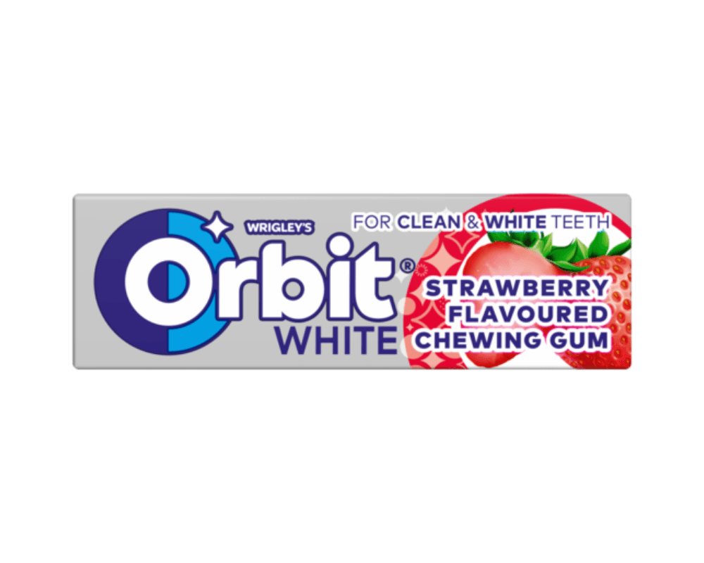 Orbit White Strawberry Gum (30 x 14g)🍫