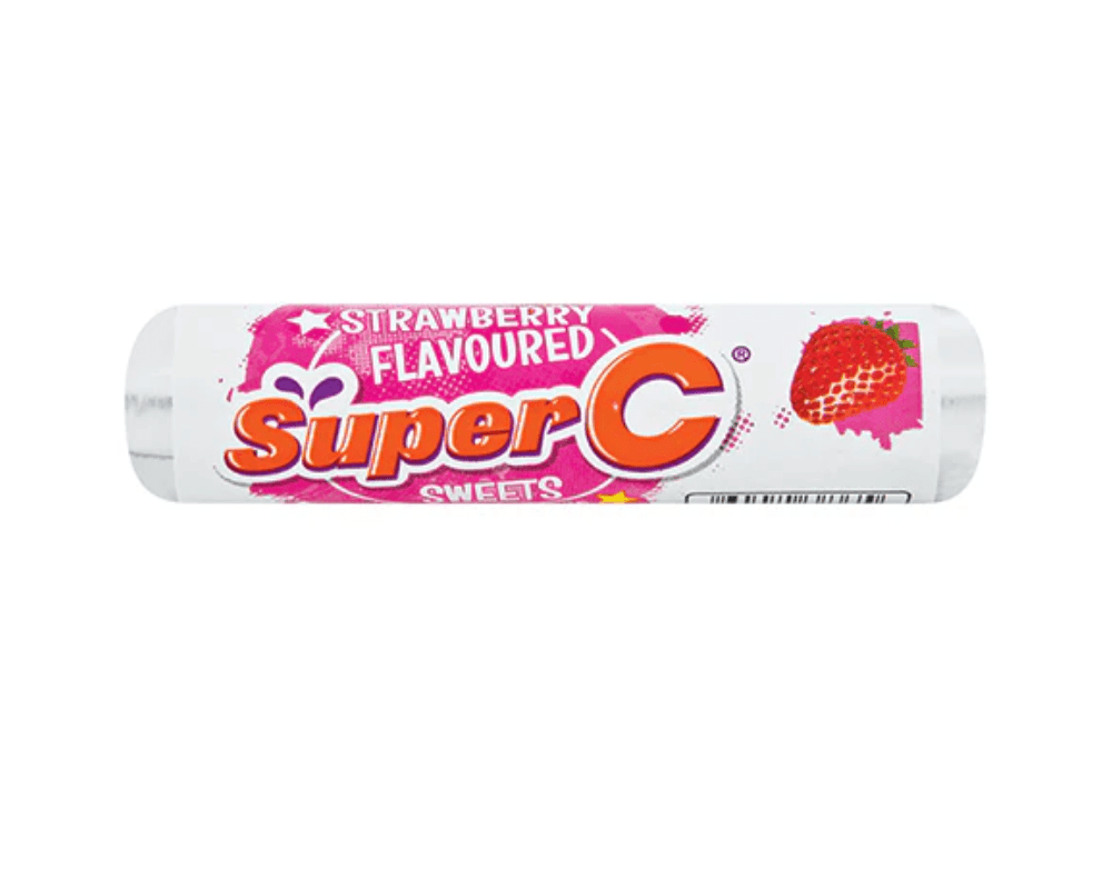Super C Strawberry Flavoured Rolls (1 x 40s)🍫