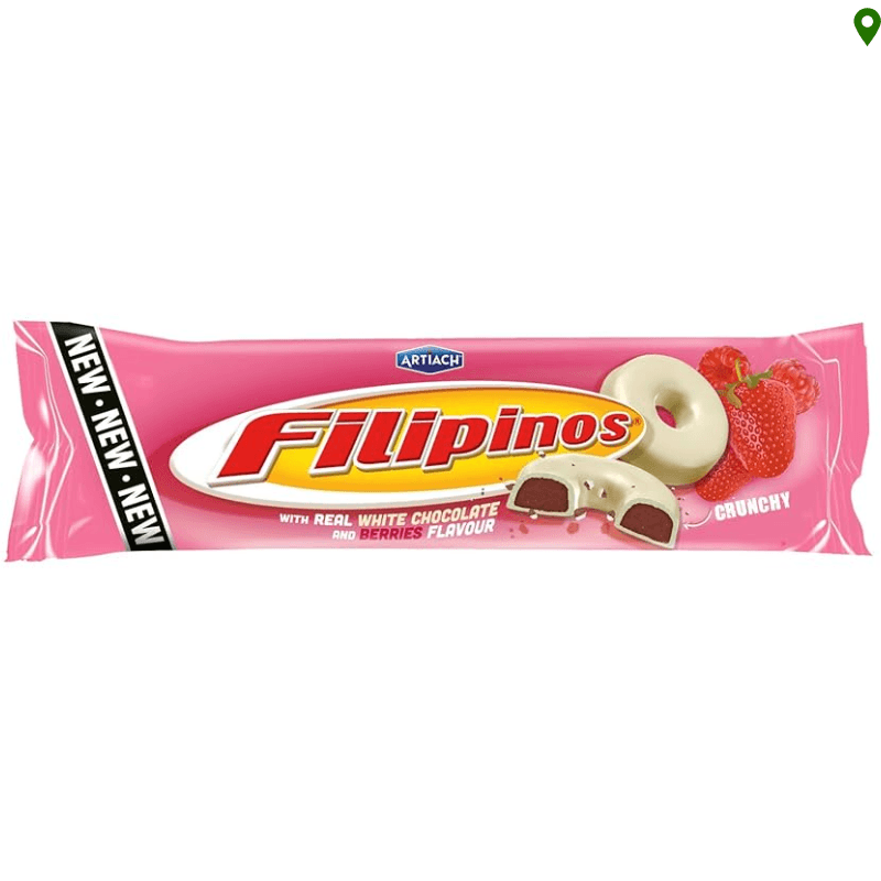 Artiach Filipinos White Chocolate & Berries (12x128g)