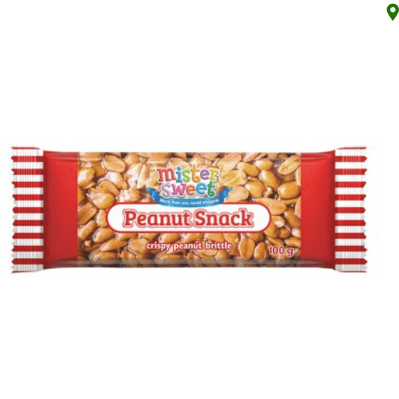 Mister Sweets Crispy Peanut Snack Brittle (50x50g)