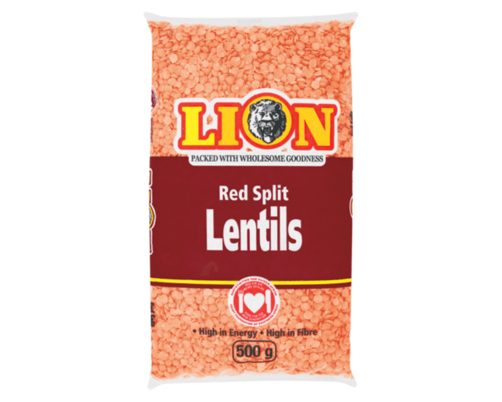 Lion Red Split Lentils (10 x 500g)