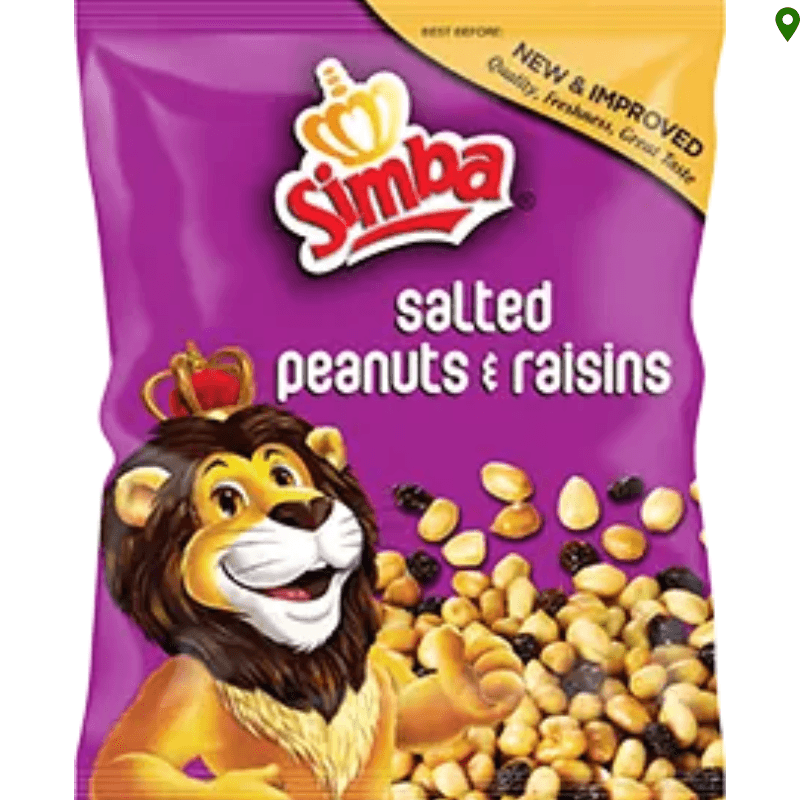 Simba Salted Peanuts & Raisins (36x50g)