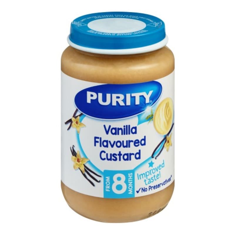 Purity 3rd Foods Vanilla Custard (6x200ml)