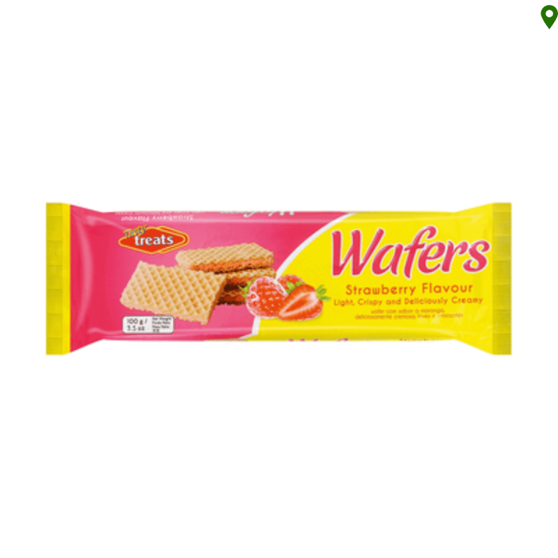 Tasty Treats Wafers Strawberry(24x100g)