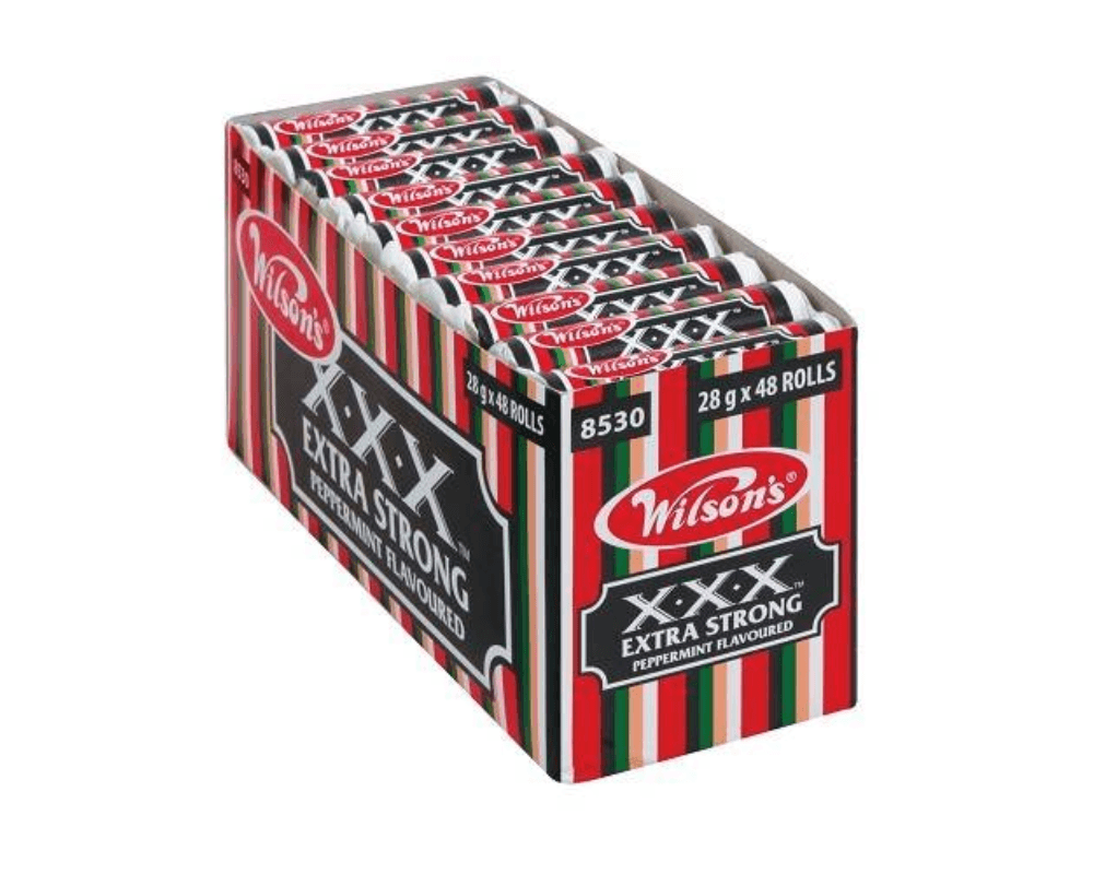 XXX Extra Strong Peppermint Mints (48 x 31.2g)🍫