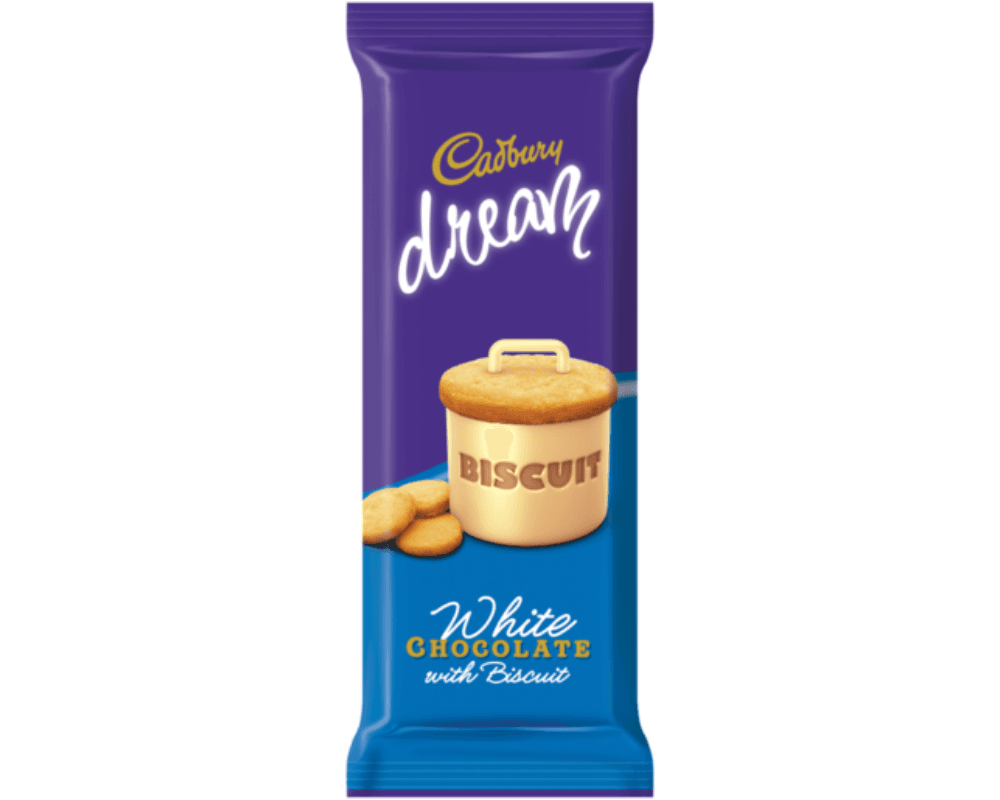 Cadbury White Dream With Shortcake Biscuit (12 x 80g) 🍫