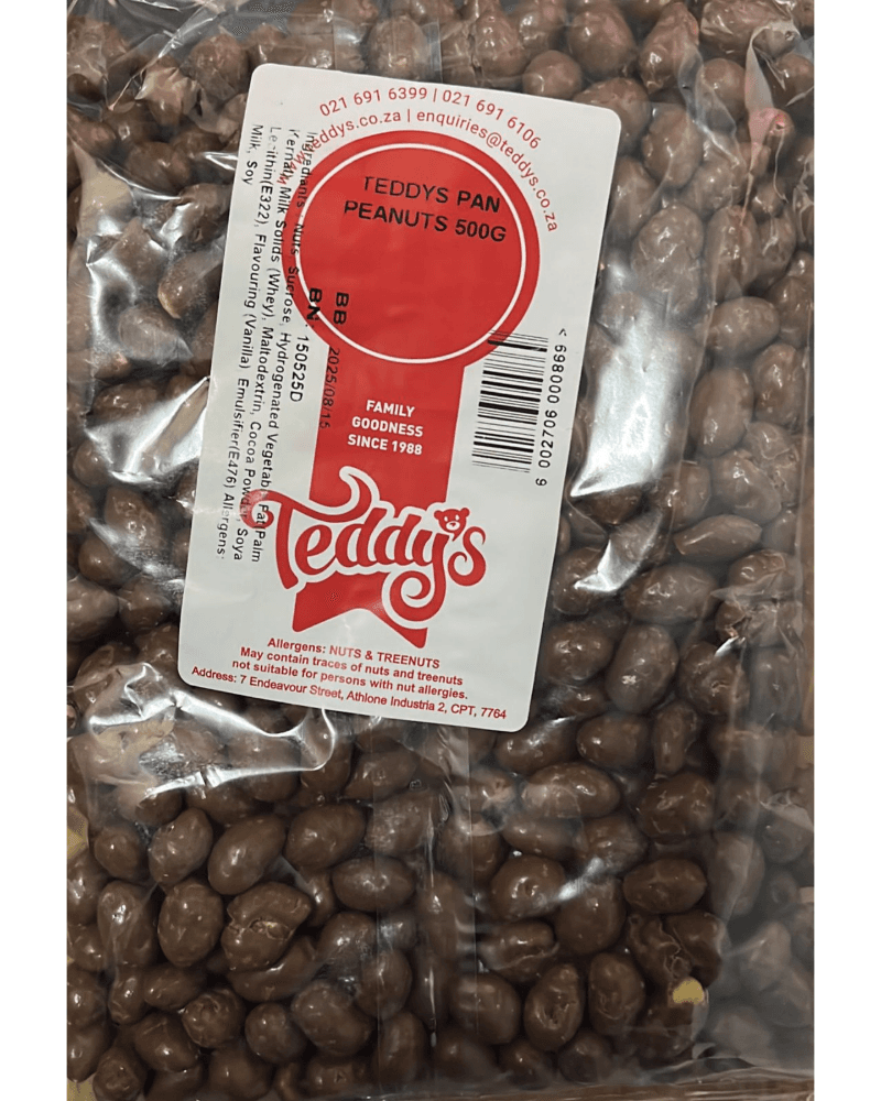Teddys Pan Peanuts (1 × 500g)