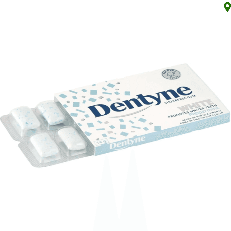 Dentyne Sugar Free Gum White Peppermint (12x10pc)