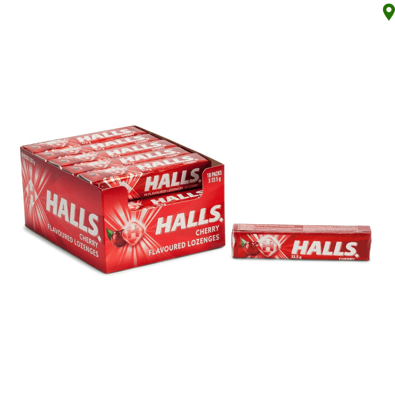 Halls Lozenges Cherry (33.5gx18s)