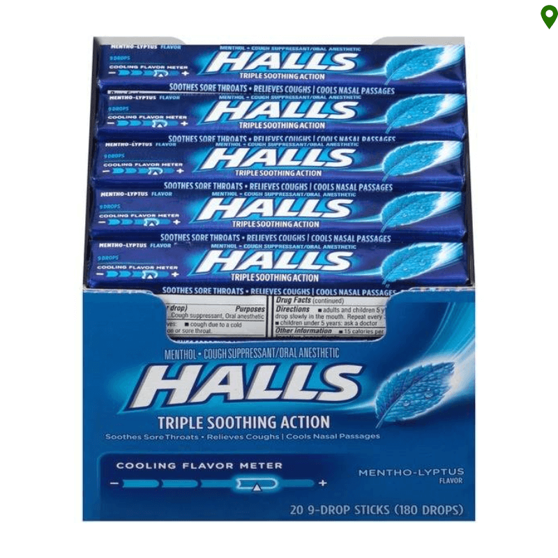 Halls Lozenges Eucalyptus (33.5gx18s)