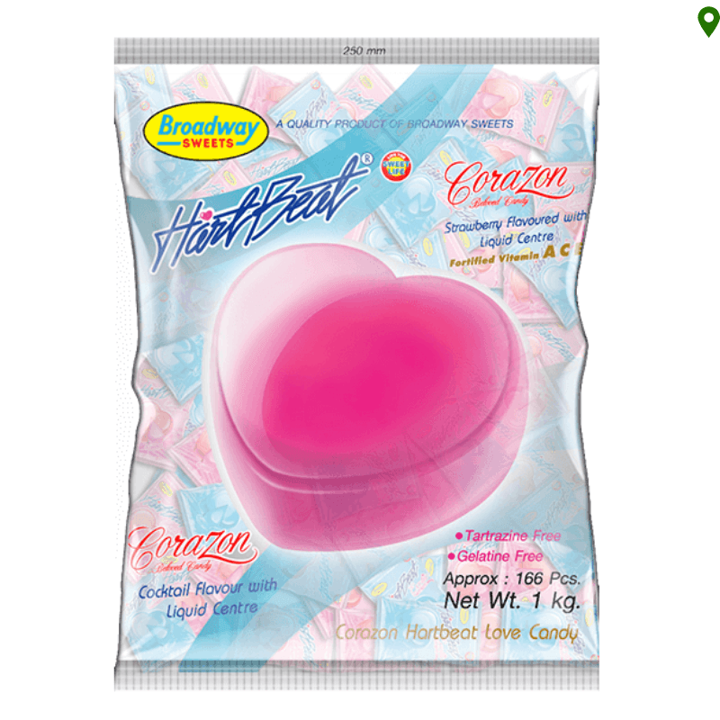 Heartbeat Jumbo Love Candy (1kgx166s)