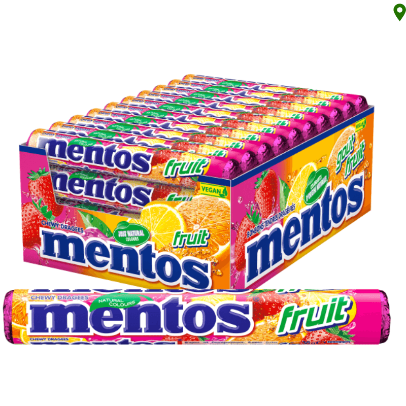Mentos Rainbow Rolls(40x38g)