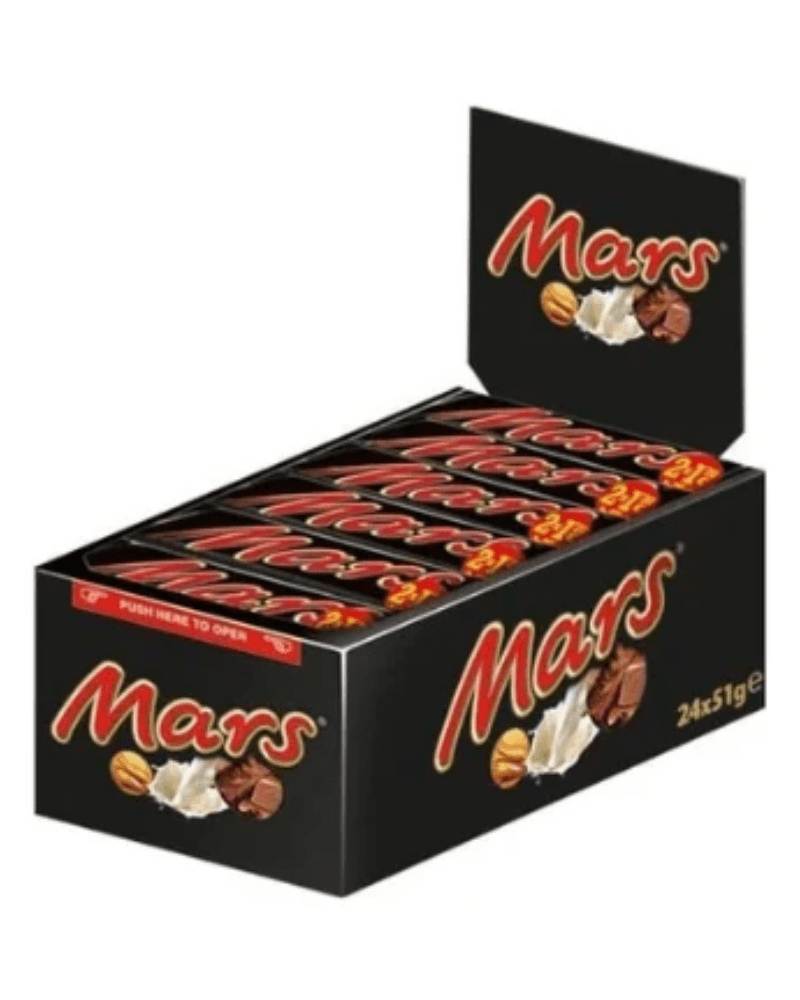 Mars Chocolate Bars (24 × 51g)