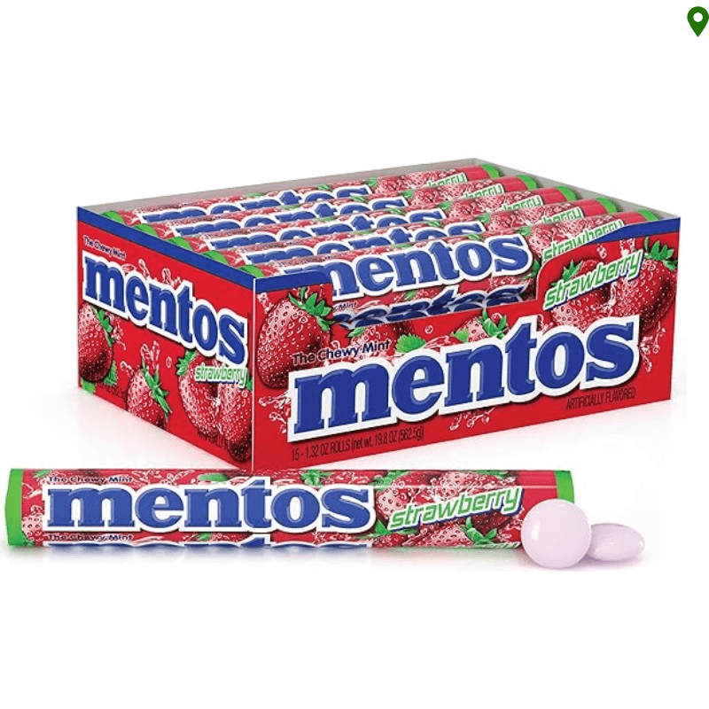 Mentos Rolls Strawberry (40x38g)