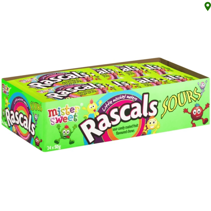 Mister Sweet Rascals Sour Flavours (24x50g)