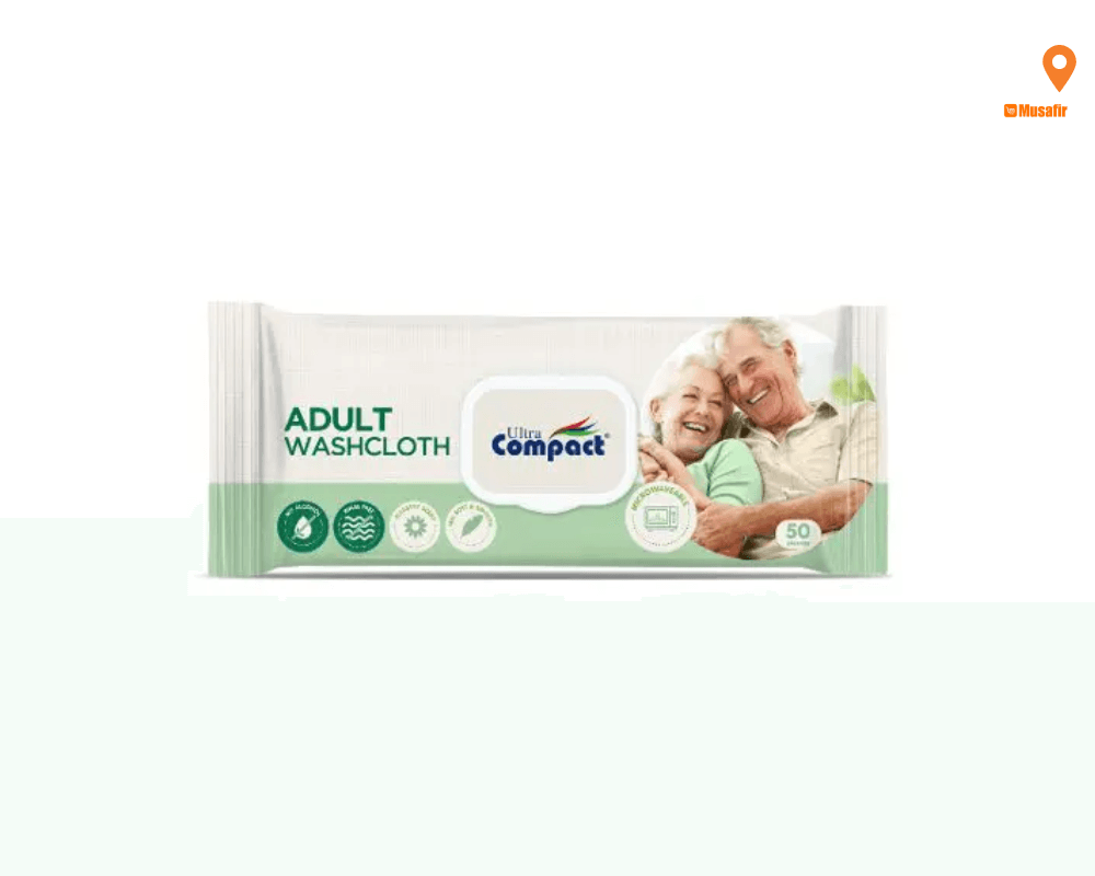 Ultra Compact Adult Washcloth (1x50s)