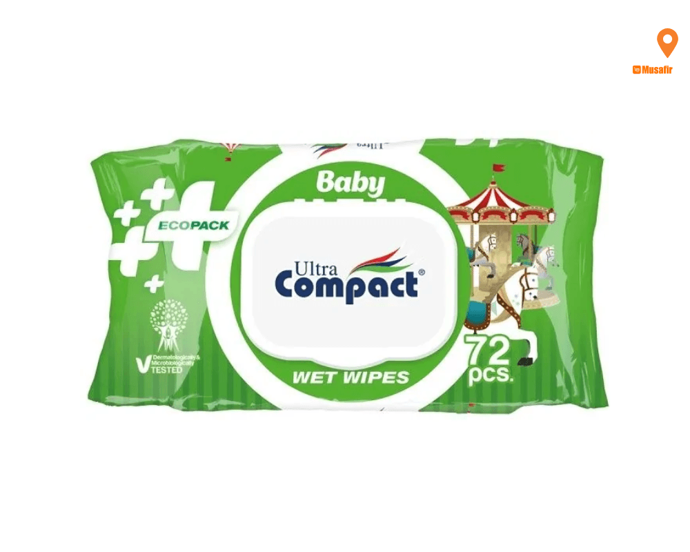 Ultra Compact Baby Wet Wipes (1x72pcs)
