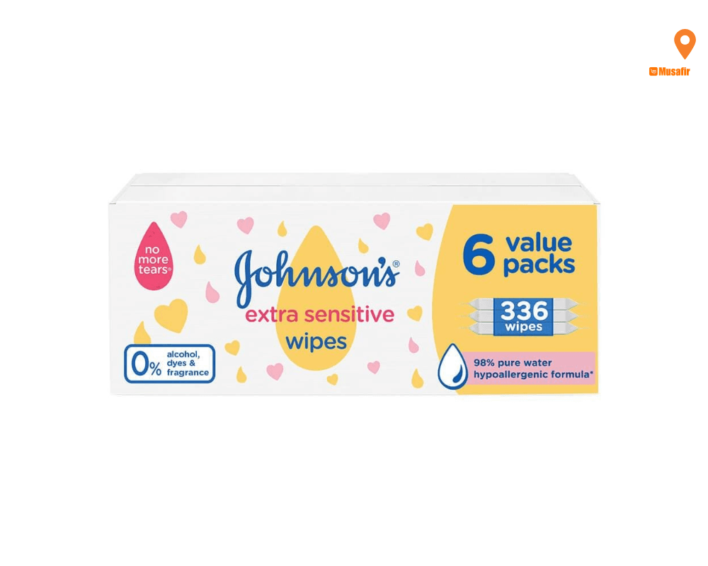 Johnson Extra Sensitive Baby Wipes (6x336s)