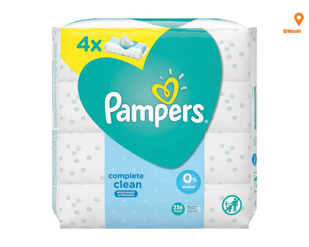 Pampers Complete Clean Wet Wipes 256 (4x64)