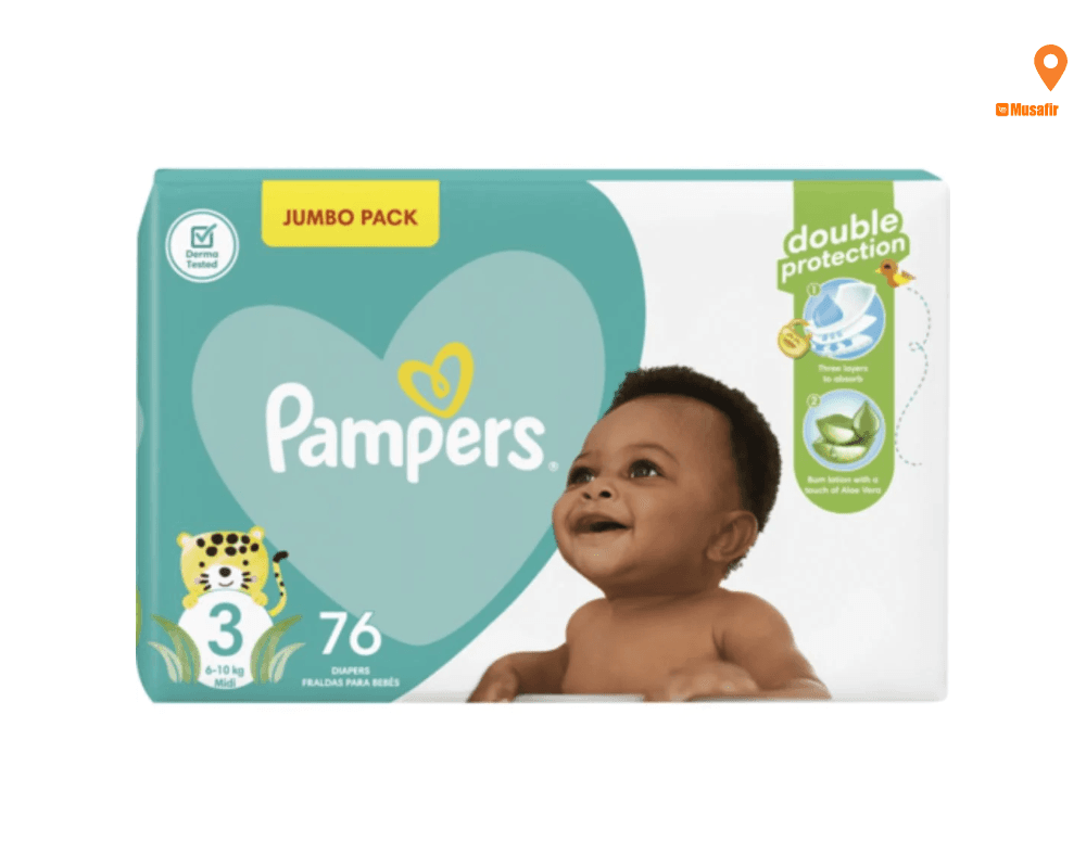 Pampers Baby Diapiers size-3 (1x76s)