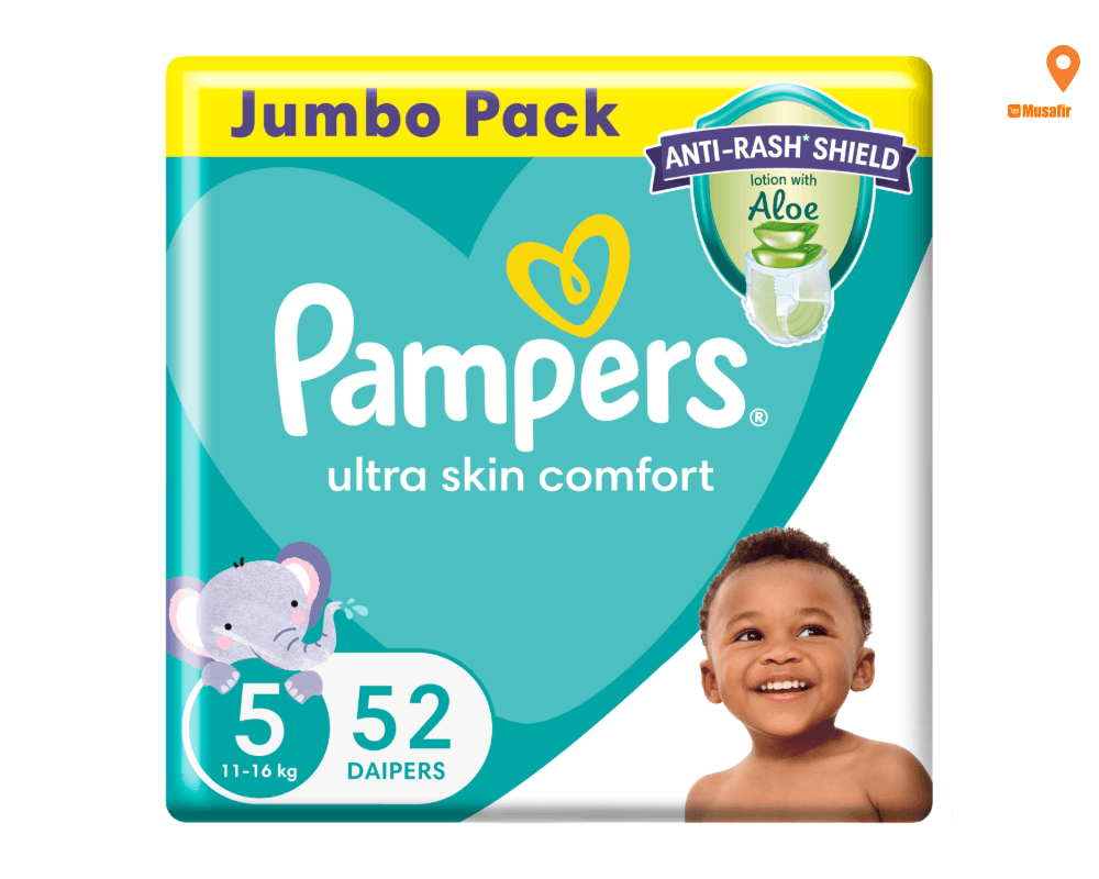 Pampers Jumbo Size 5 (1x52s)