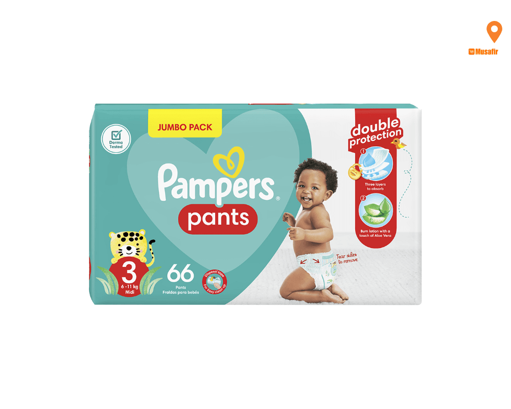 Pampers Pants Size 3 Jumbo Pack (1x66 s)