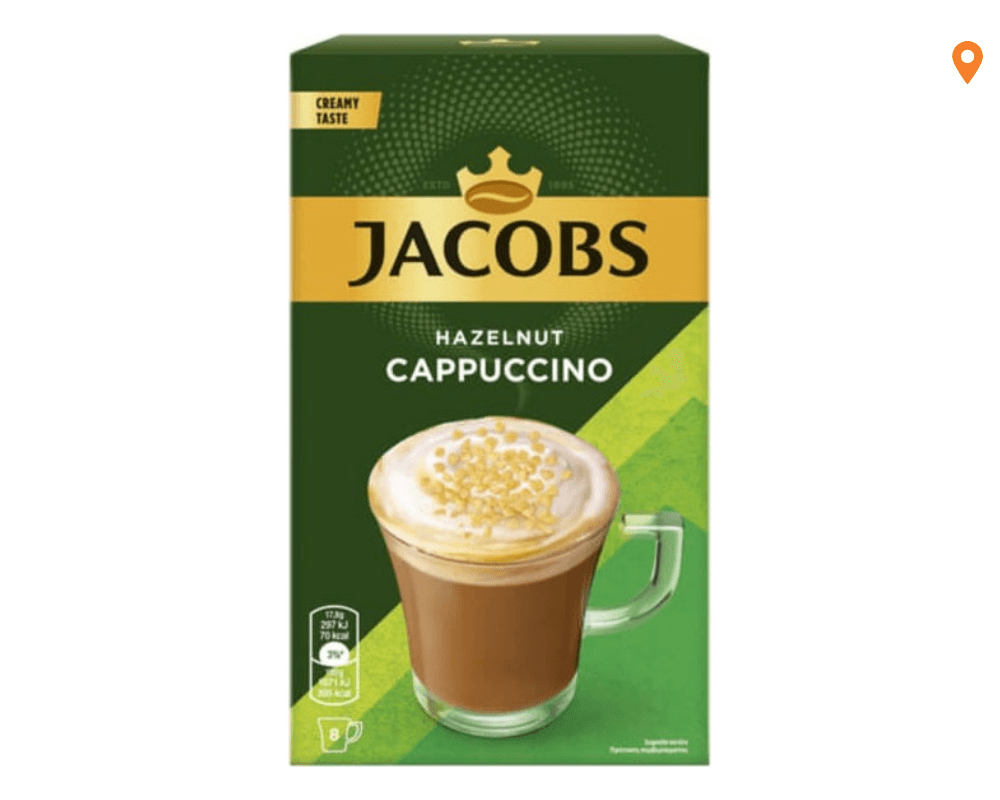 Jacobs Cappuccino Hazelnut (10 x 18.7g)