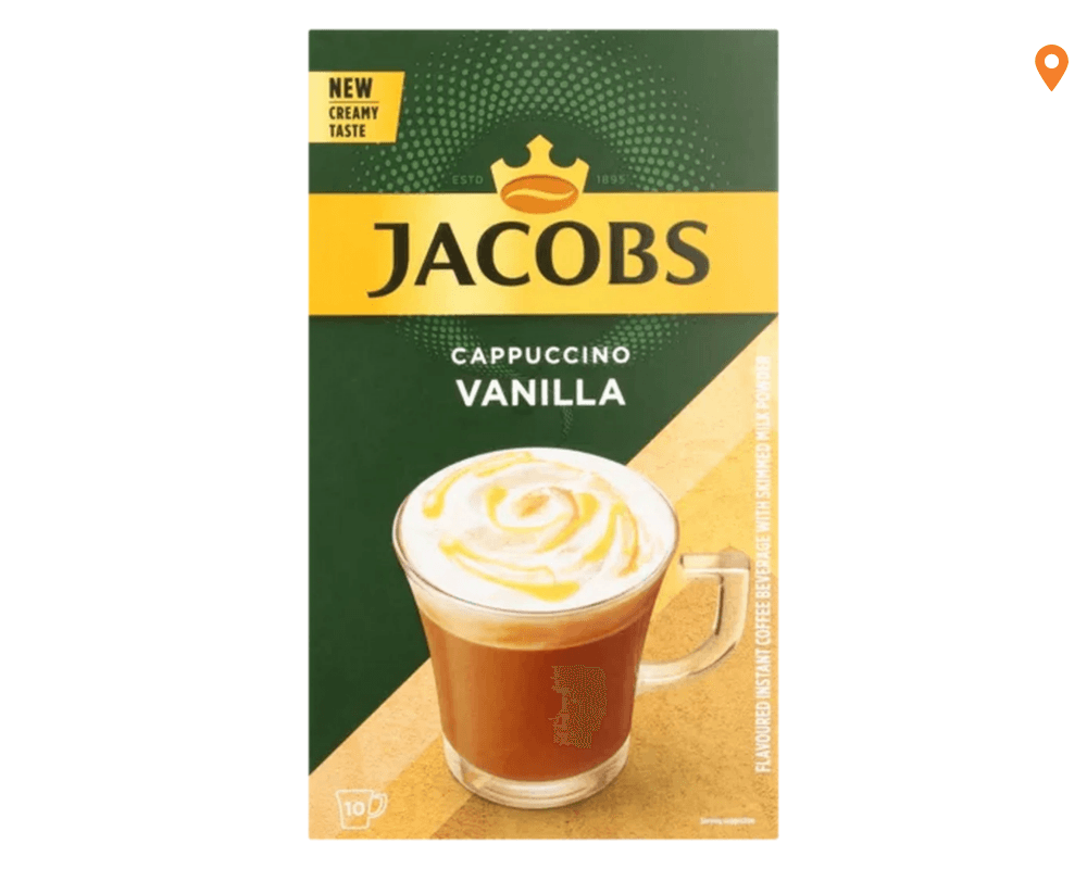 Jacobs Cappuccino Vanilla (10x18.6g)🍫