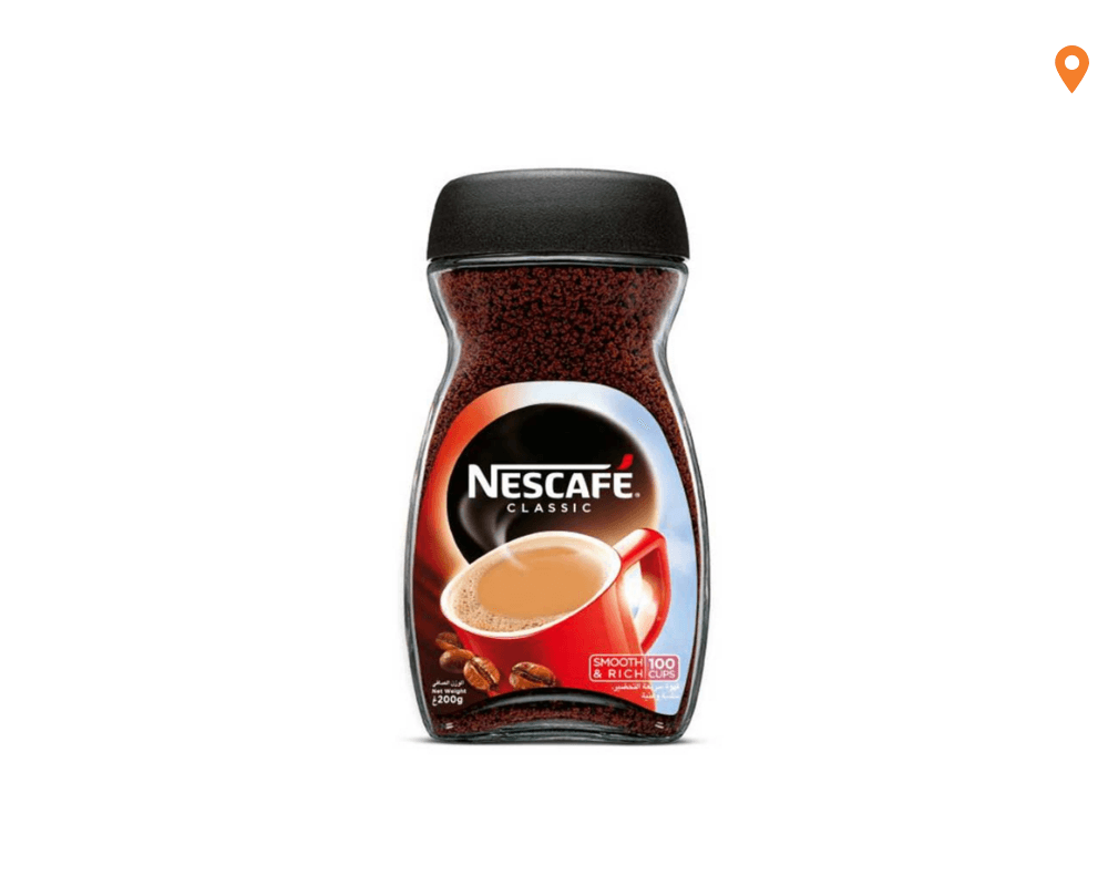 Nescafé Classic Full & Bold Instant Coffee (1 x 200g Jar)