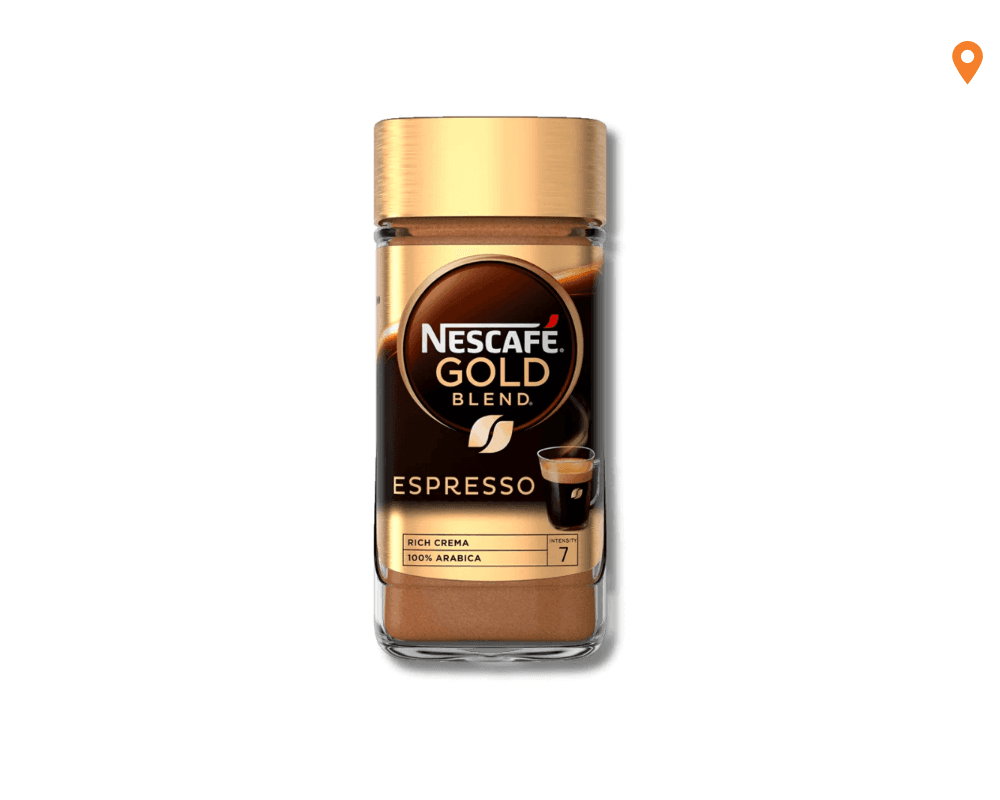 Nescafé Gold Espresso Instant Coffee (1x200g Jar)