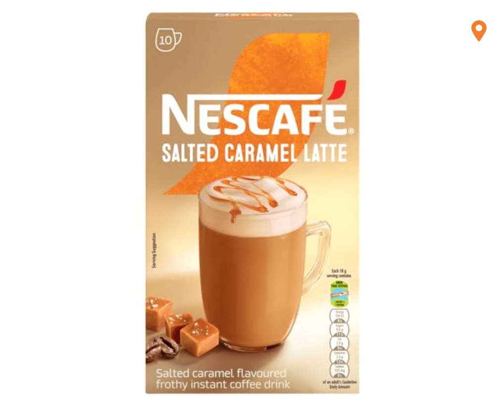Nescafé Gold Salted Caramel Latte Sachets (10 x 18g)