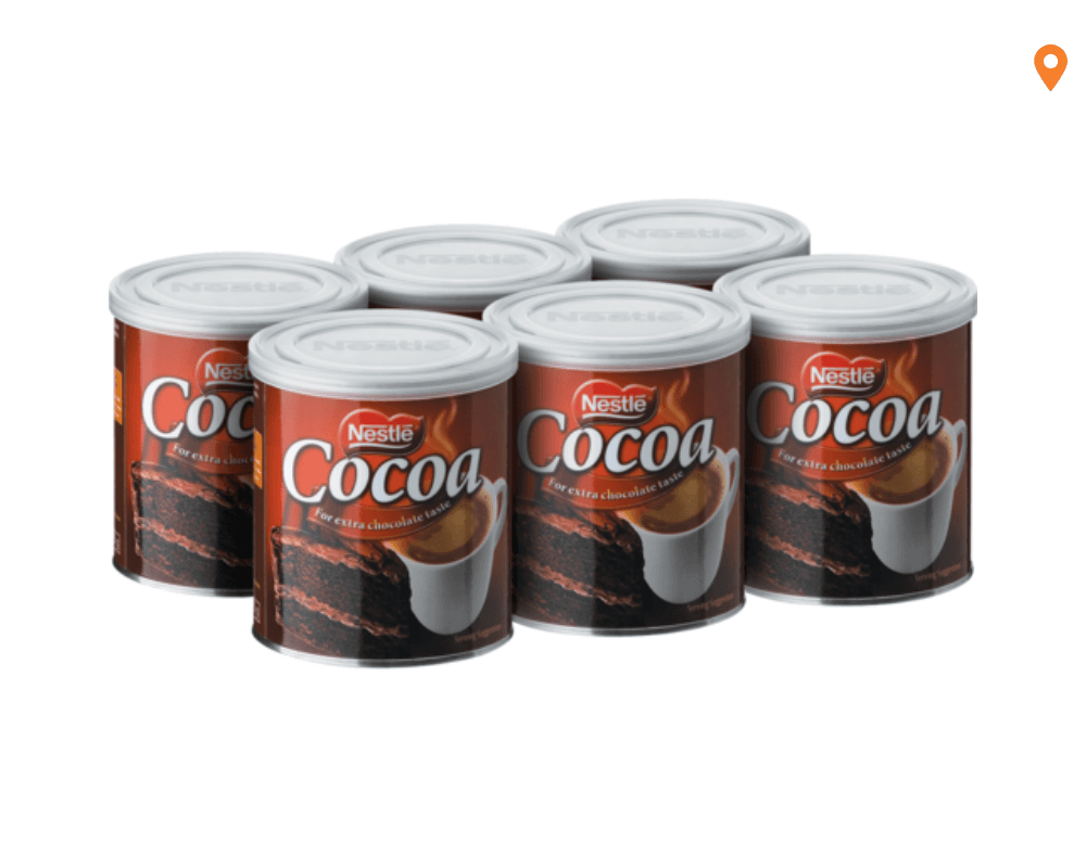 Nestlé Fat-Reduced Cocoa Powder (6 x 125g)