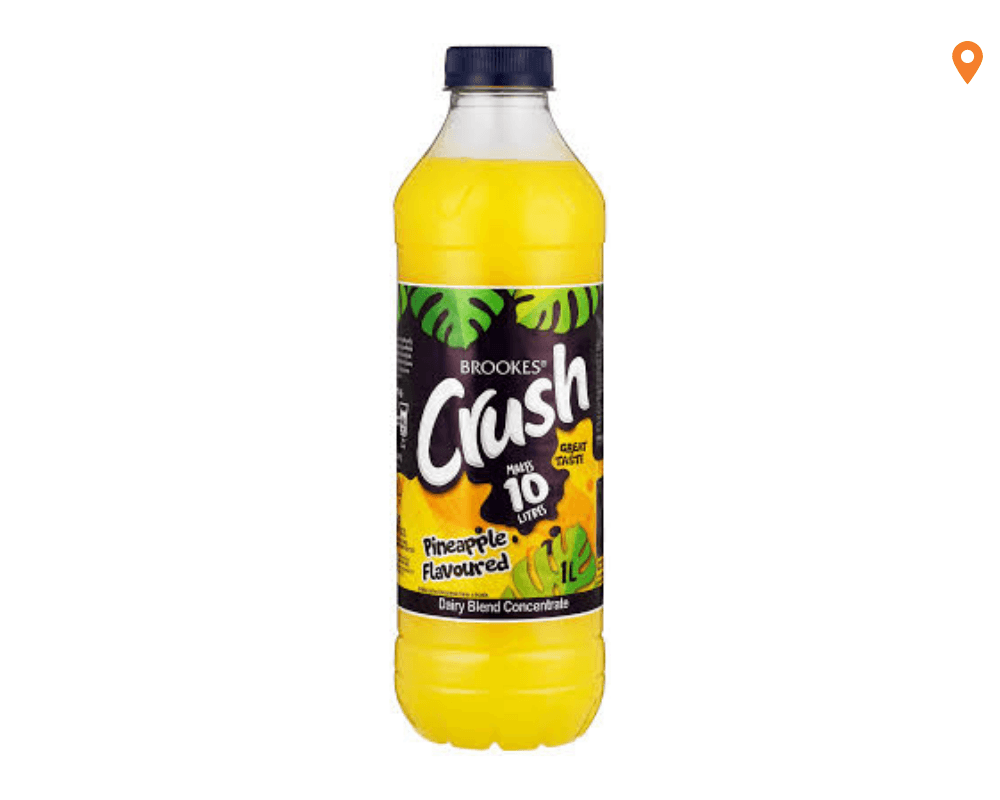 Brookes Crush Pineapple (1x1L)