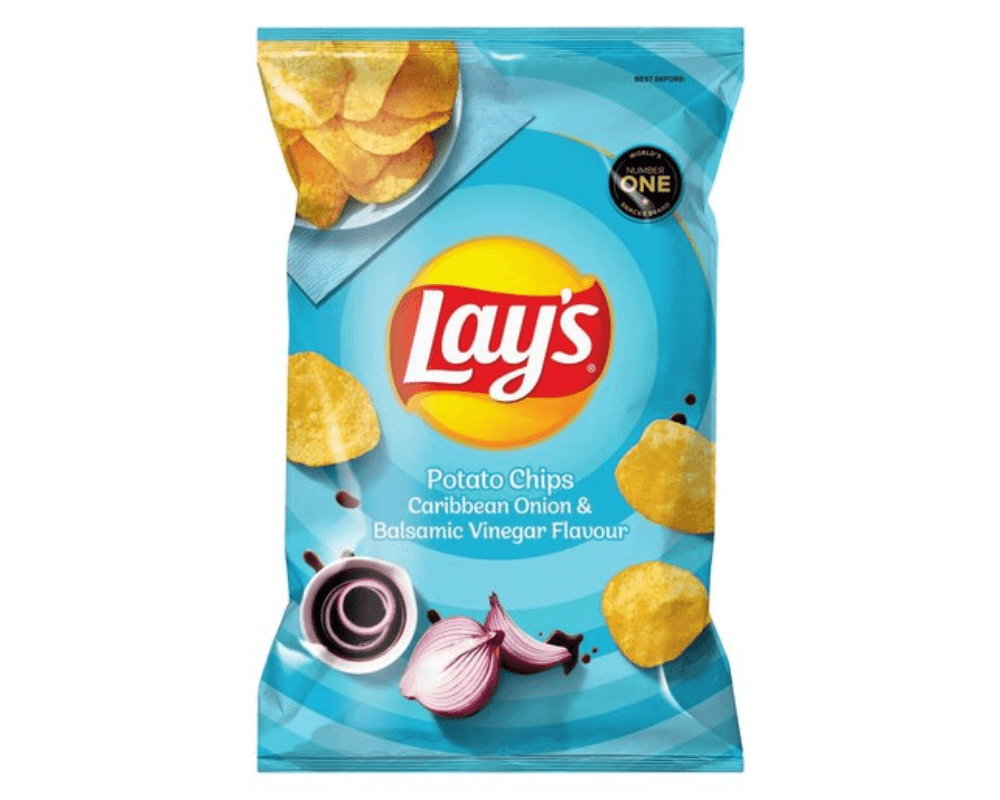 Lays Caribbean Onion & Balsamic Vinegar (5 x 120g)