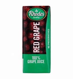 Rhodes 100% Juice Red Grape (6x1L)