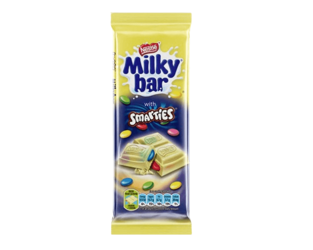 Milky Bar With Smarties (12x80g)