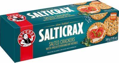 Bakers Salticrax Mediterranean Herbs (4x200g)