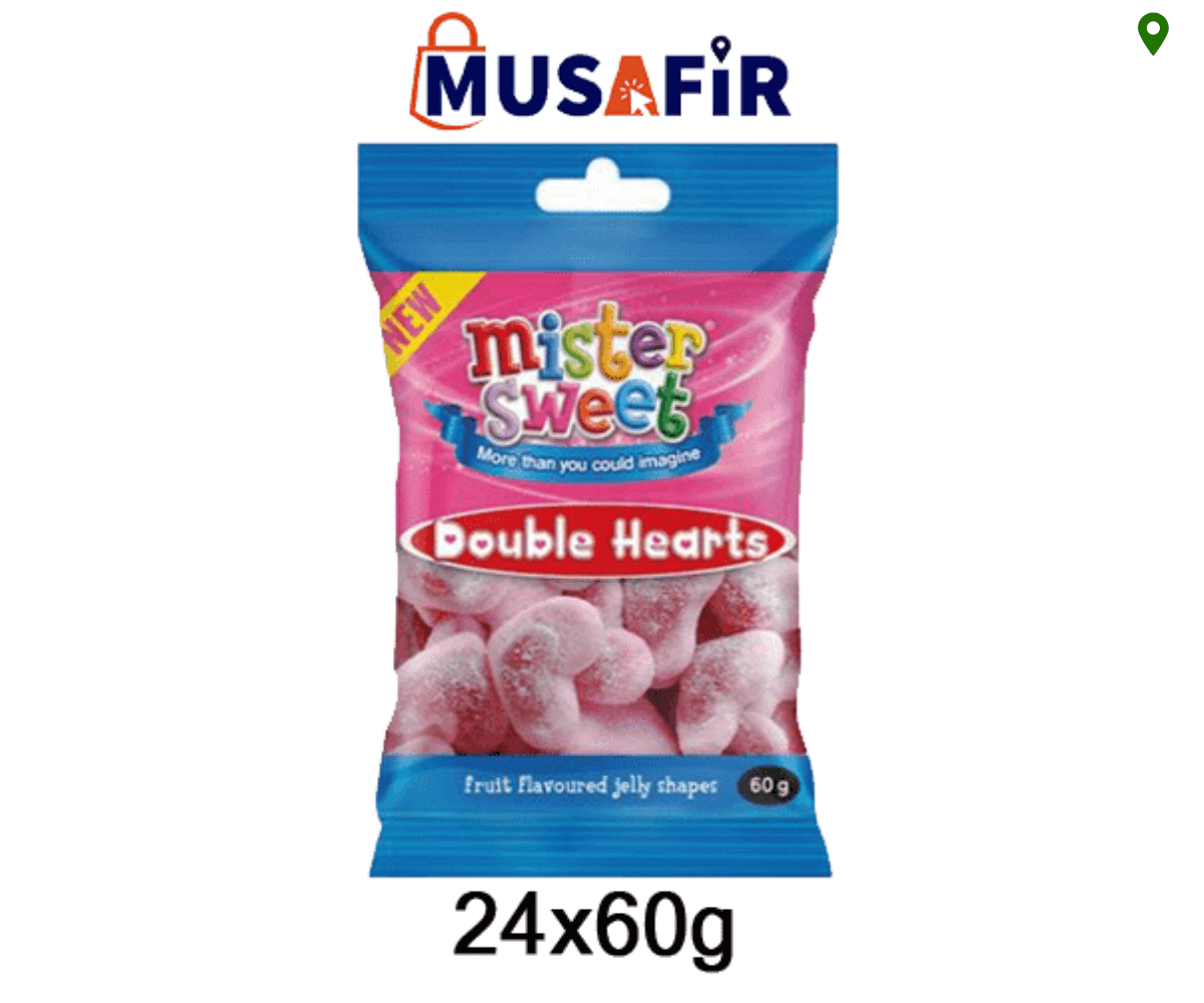 Mister Sweets Double Hearts (24 x 60g) 🍫
