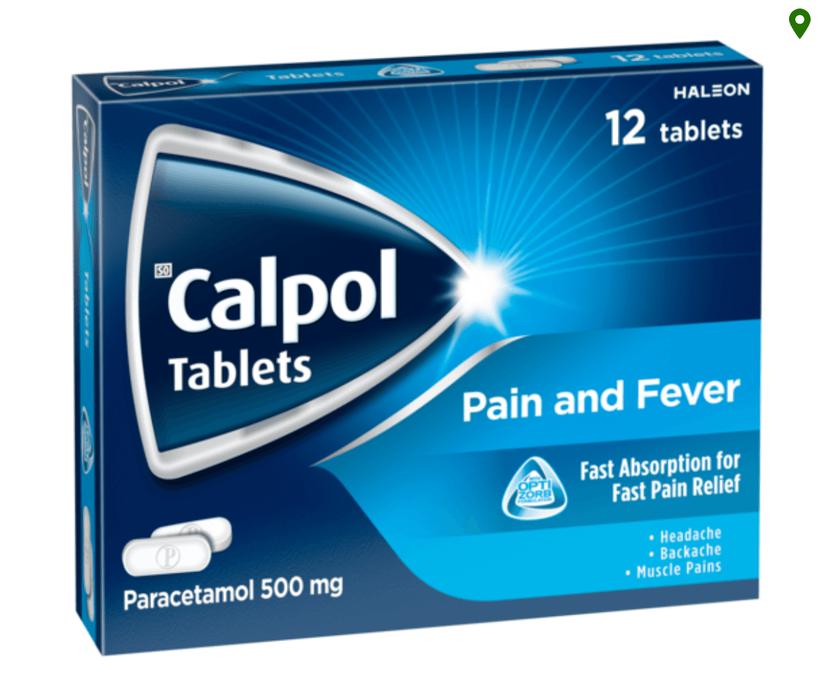 Calpol Pain & Fever Tablets (1 x 12s) 🍫