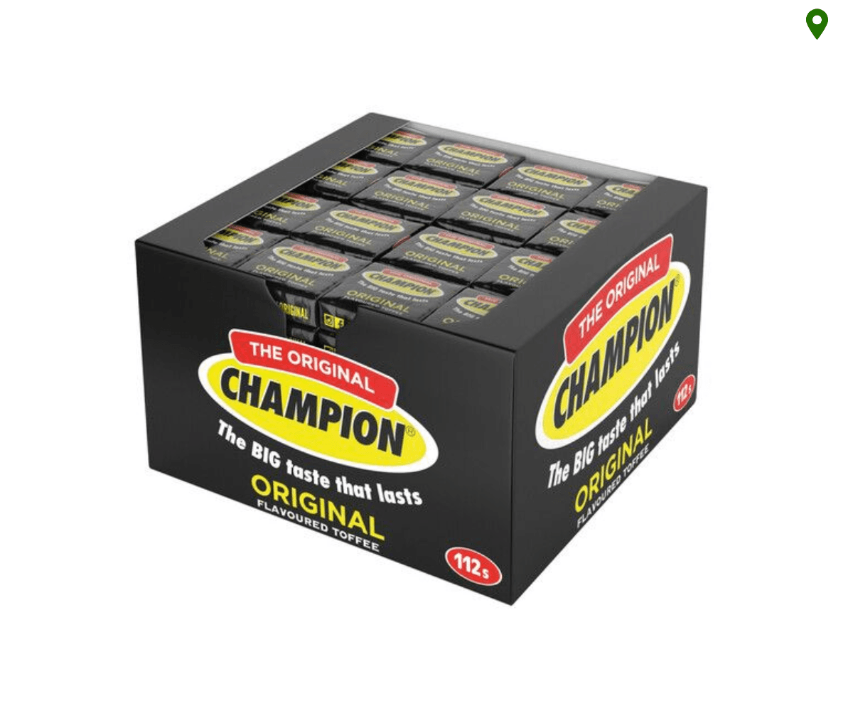 Champion Original Flavour Toffees (1 Box of 112's) 🍫