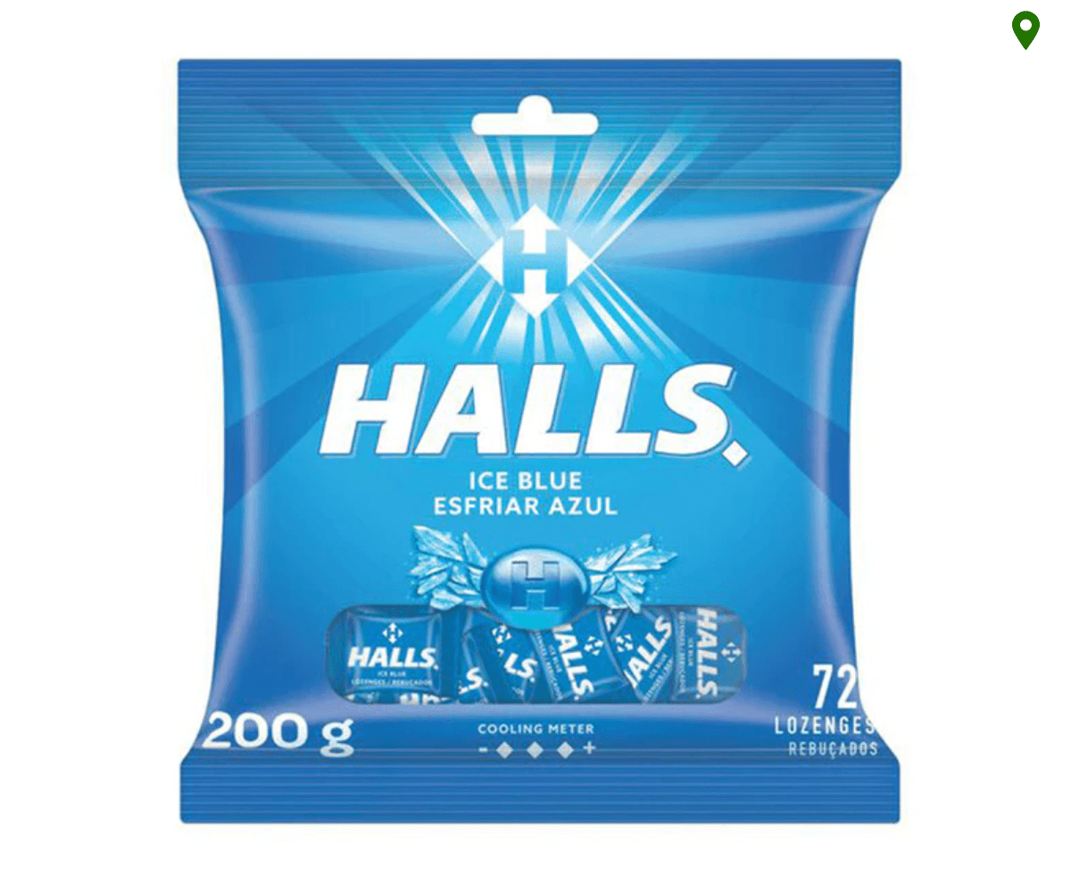 Halls Ice Blue (1 x 72s) 🍫
