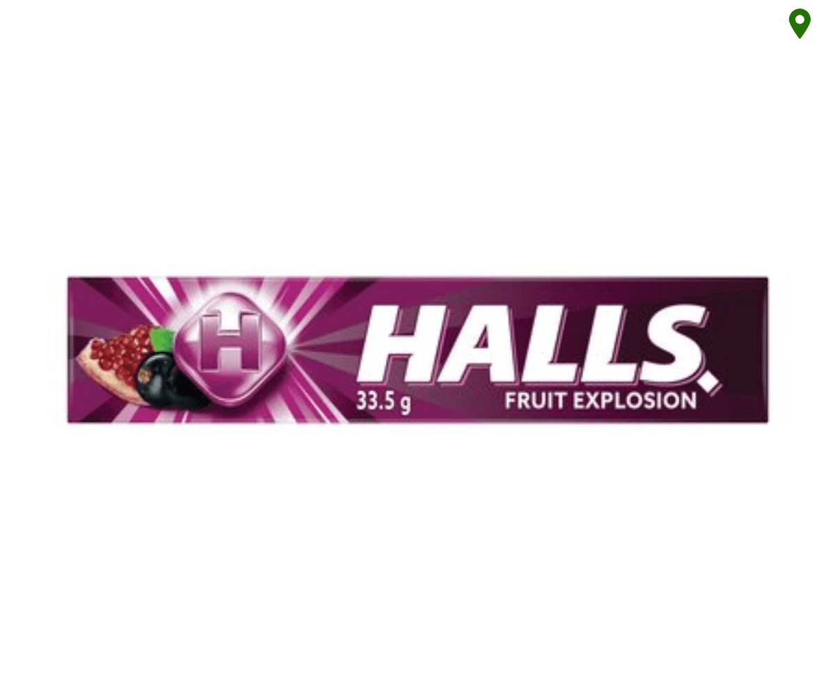 Halls Lozenges Fruit Explosion (33.5g x 18s) 🍫